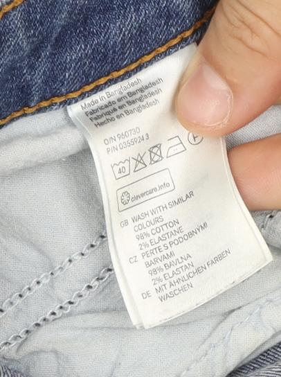 L.O.G.G. Men's Blue Denim Chino Shorts, Size 2