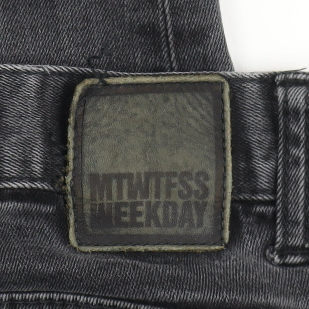 Weekday Men's Grey Skinny Jeans W32 L32 Slim Fit