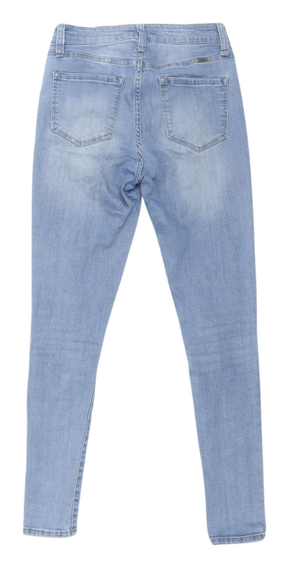 KanCan Women's Blue Skinny Stretch Jeans Size 8 UK
