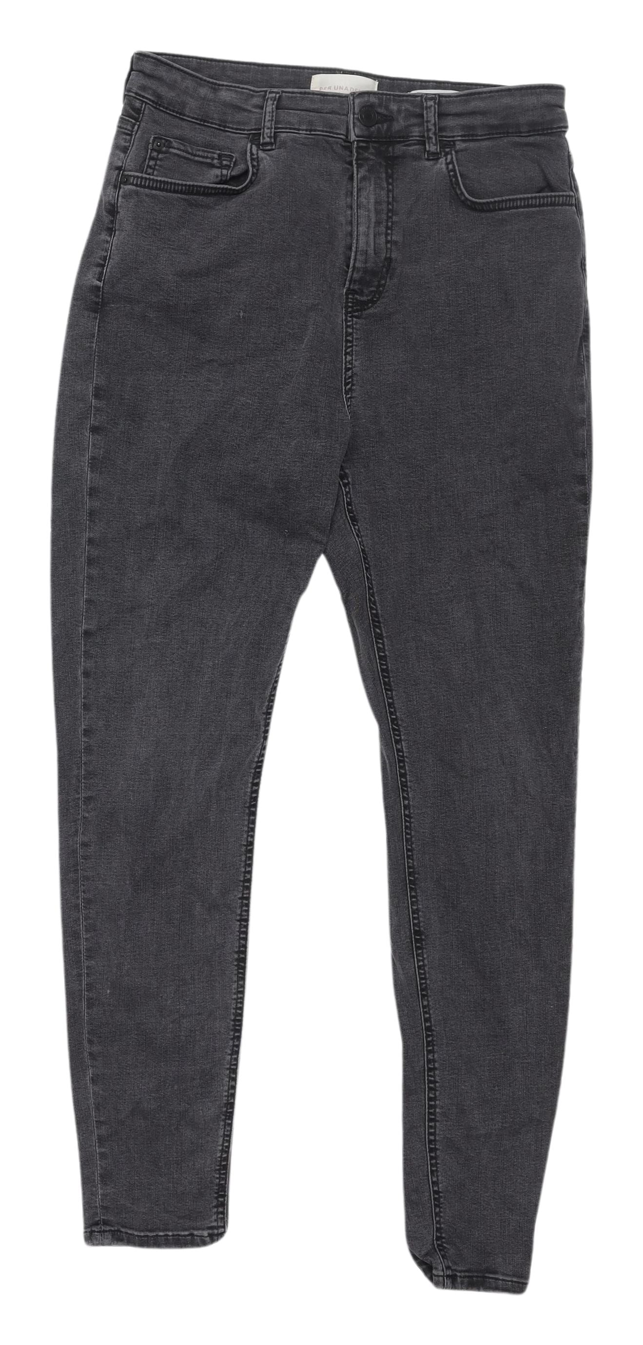 Womens UK Size 14 Marks and Spencer Regular Fit Skinny Black Jeans