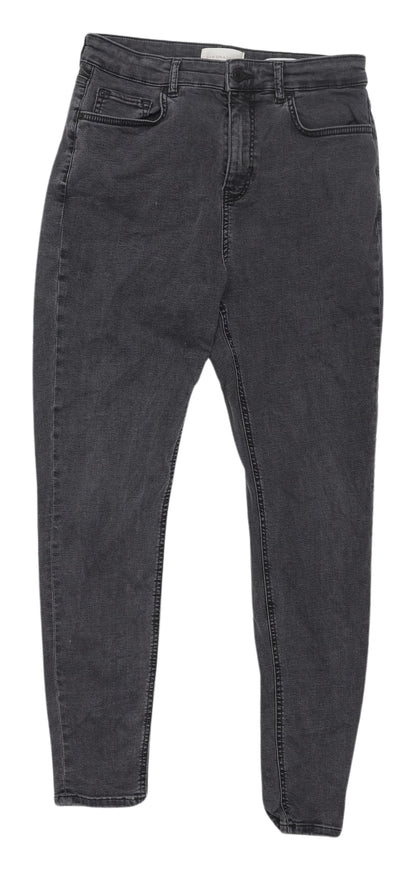 Womens UK Size 14 Marks and Spencer Regular Fit Skinny Black Jeans