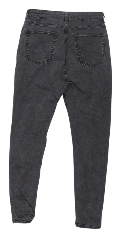 Womens UK Size 14 Marks and Spencer Regular Fit Skinny Black Jeans