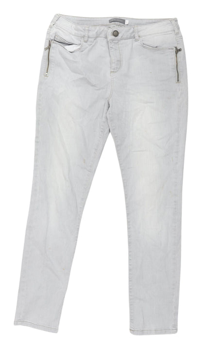 Mint Velvet Women’s Grey Skinny Jeans Size 14