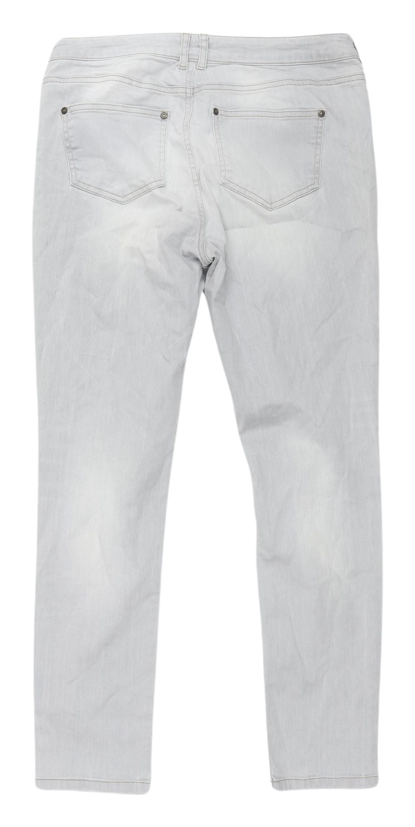 Mint Velvet Women’s Grey Skinny Jeans Size 14