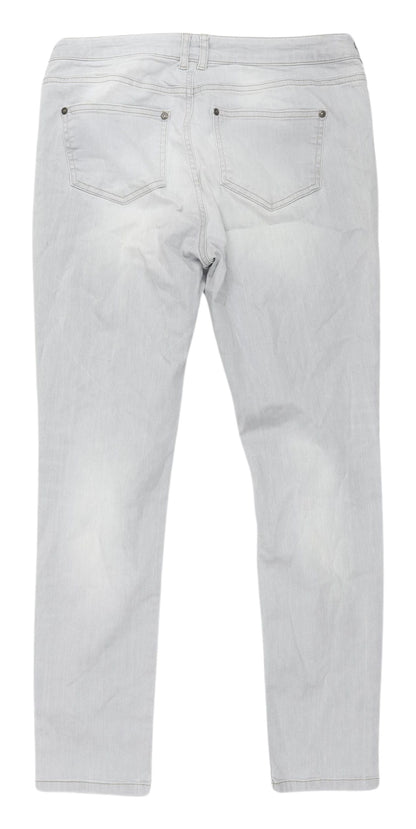 Mint Velvet Women’s Grey Skinny Jeans Size 14