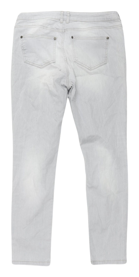 Mint Velvet Women’s Grey Skinny Jeans Size 14