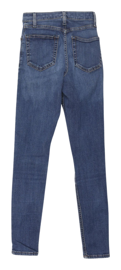 Topshop Women’s Blue Skinny Jeans, Size 25