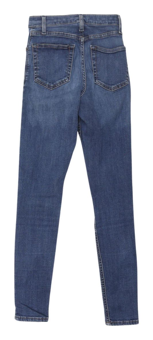 Topshop Women’s Blue Skinny Jeans, Size 25