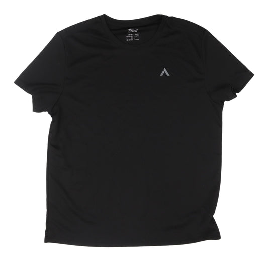 Crivit Black Unisex Activewear T-Shirt L