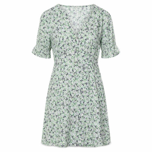 Front view of Miss Selfridge Women's Multicoloured Floral Dress