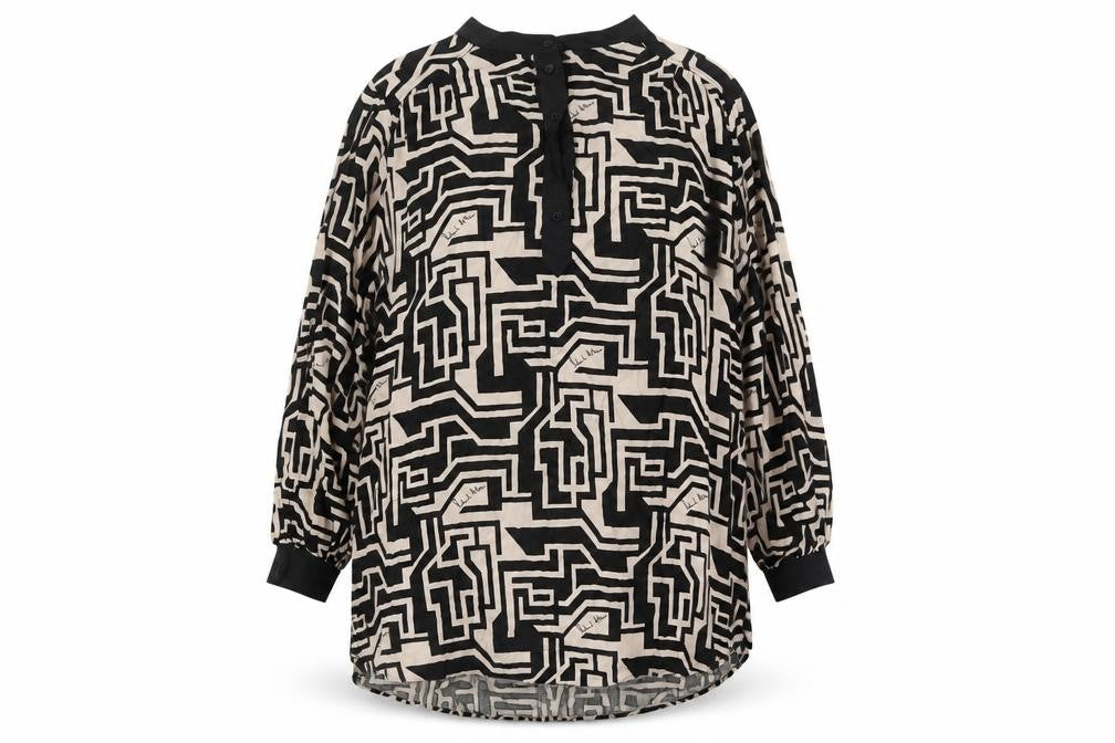 Womens UK Size 2XL H&M Black  Blouse