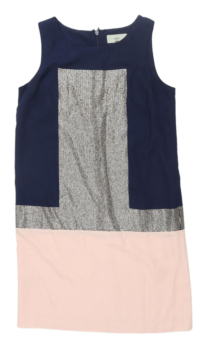 Next Women's Multicoloured Shift Dress, Size 10