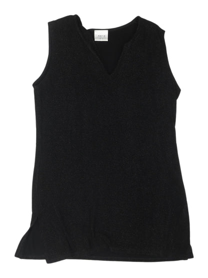 Womens UK Size 12 NEXT Black Basic Tank