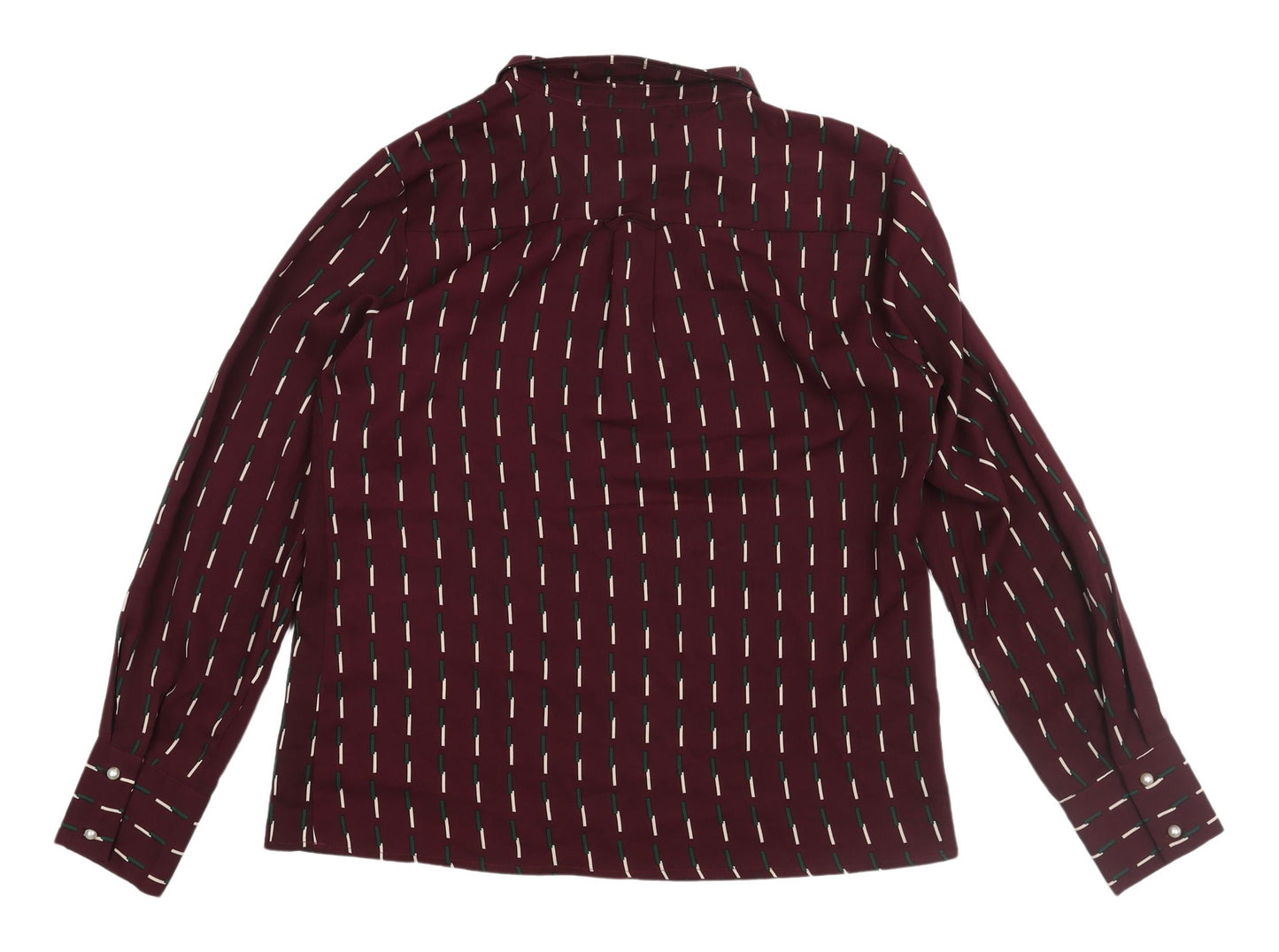 Womens UK Size 12 Rant & Rave Red Classic Blouse