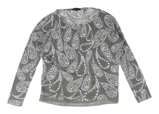Womens UK Size 8 NEXT Grey Pullover Jumper