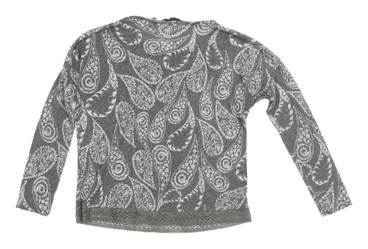 Womens UK Size 8 NEXT Grey Pullover Jumper