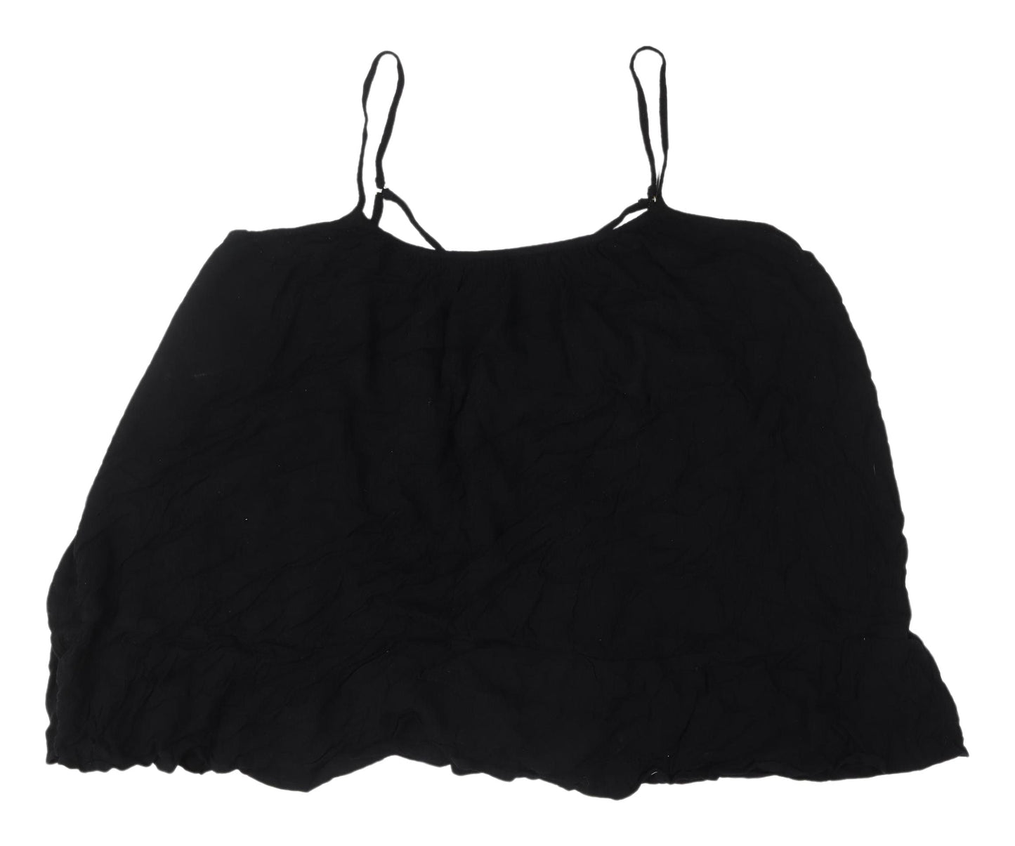 Womens UK Size XL New Look Black Basic Camisole