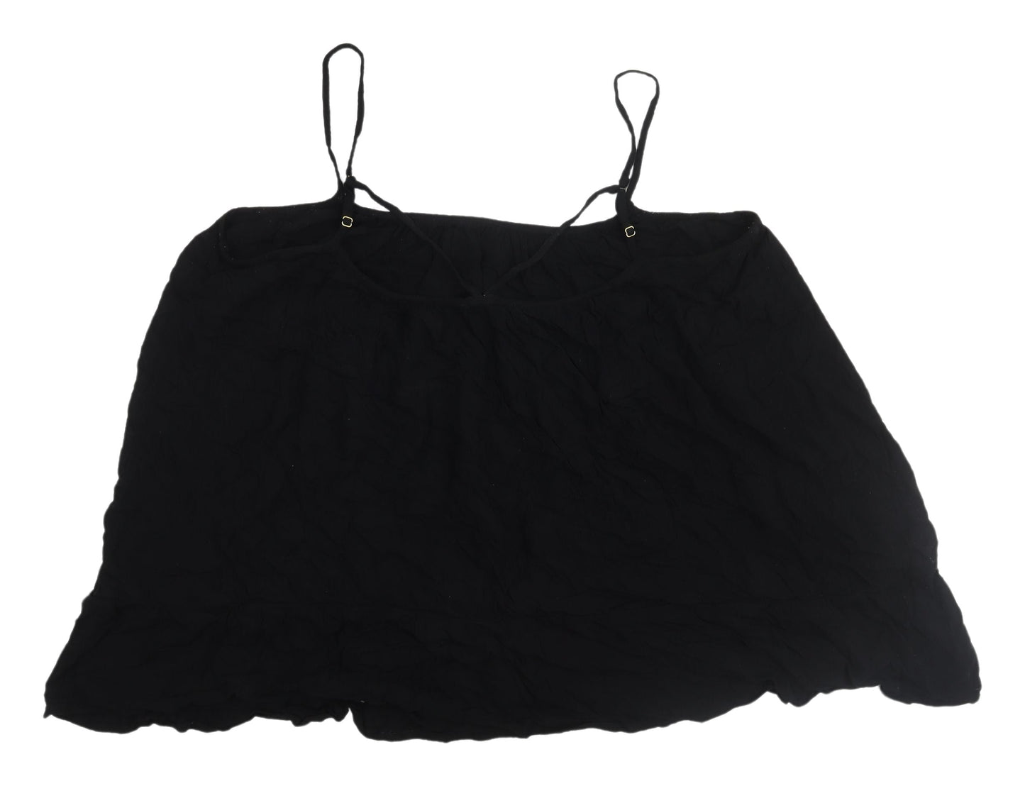 Womens UK Size XL New Look Black Basic Camisole