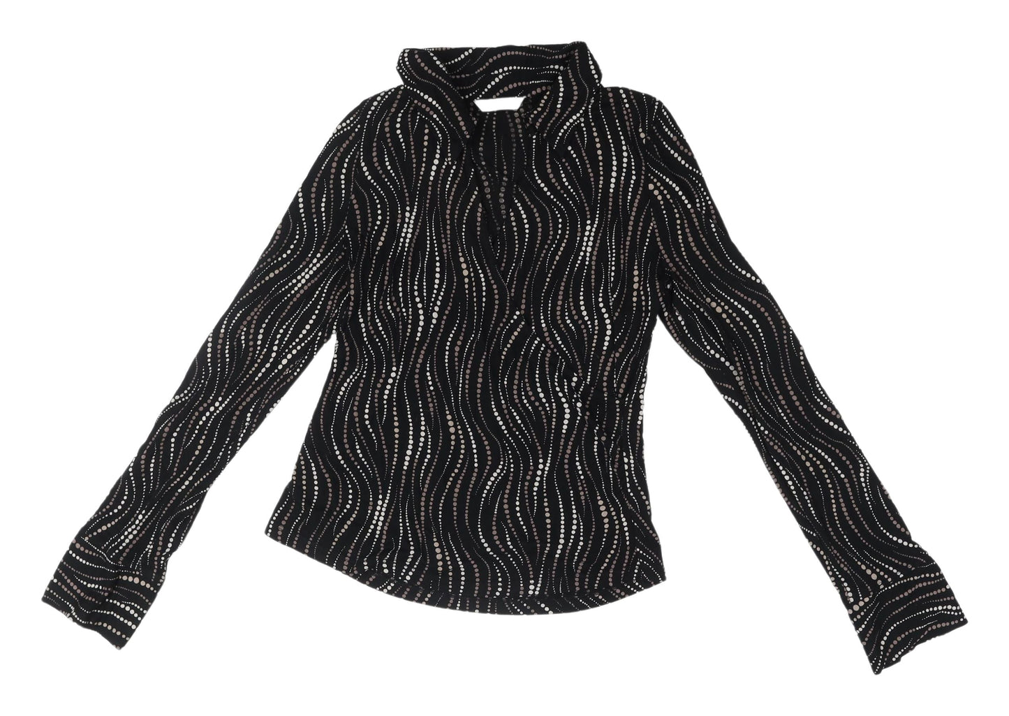 Womens UK Size 12 Marks and Spencer Black Basic Blouse