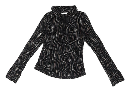 Womens UK Size 12 Marks and Spencer Black Basic Blouse