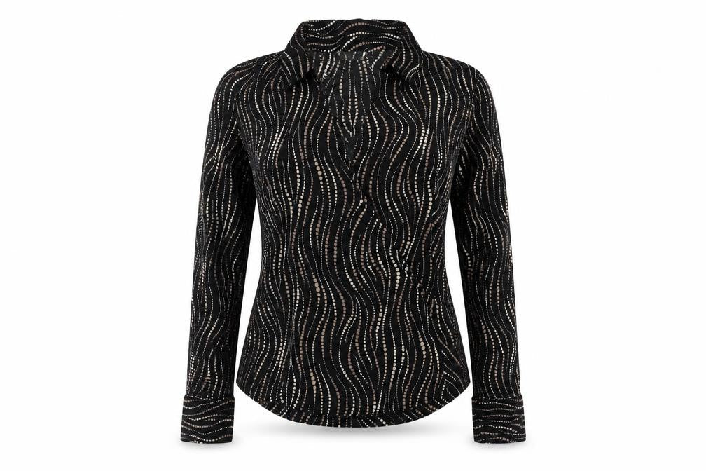 Womens UK Size 12 Marks and Spencer Black Basic Blouse