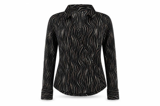 Womens UK Size 12 Marks and Spencer Black Basic Blouse