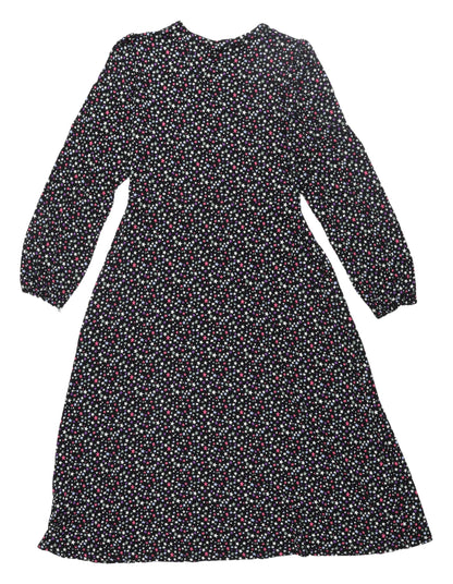 Marks and Spencer Women's Black Star Long Sleeve Wrap Dress