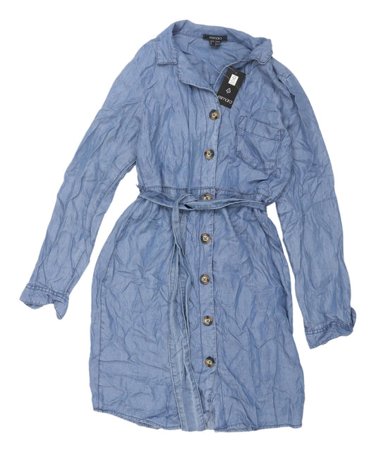 Esmara Women's Blue Shirt Dress, Size 6, New