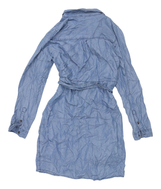 Esmara Women's Blue Shirt Dress, Size 6, New