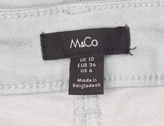 M&Co Women's Mint Jeans Size 10 Light Wash