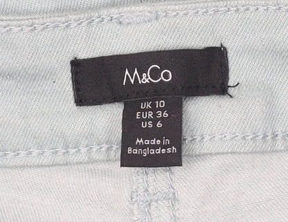 M&Co Women's Mint Jeans Size 10 Light Wash