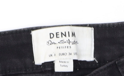 Miss Selfridge Women's Black Skinny Jeans Size 6