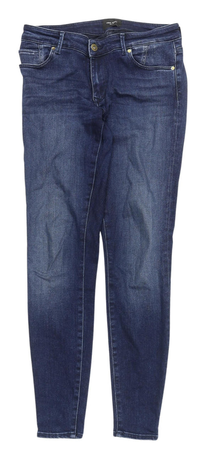 Womens UK Size UK 4 VERO MODA Slim Fit Skinny Blue Jeans