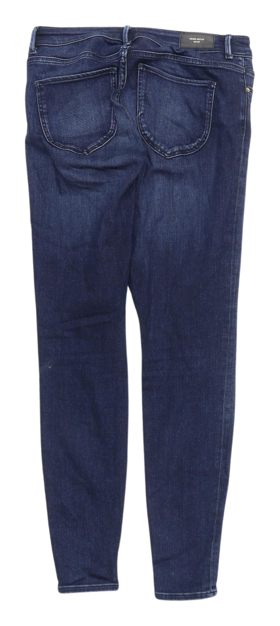 Womens UK Size UK 4 VERO MODA Slim Fit Skinny Blue Jeans