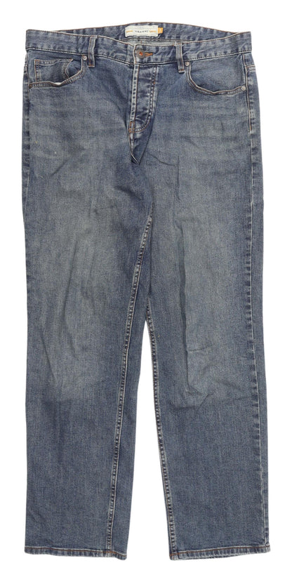 Mens UK Size M NEXT Regular Fit Straight Blue Jeans
