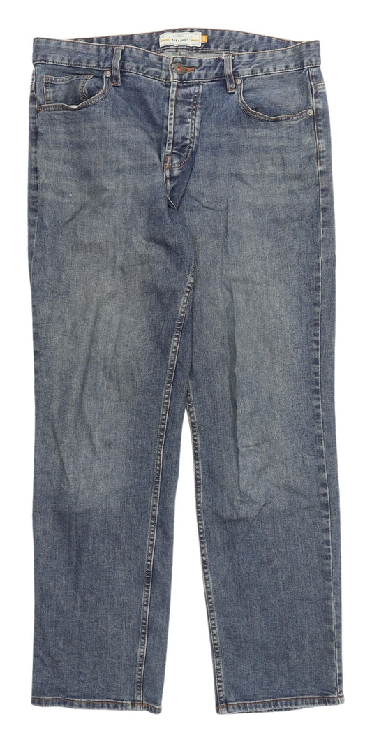 Next Men's Medium Blue Straight Leg Jeans
