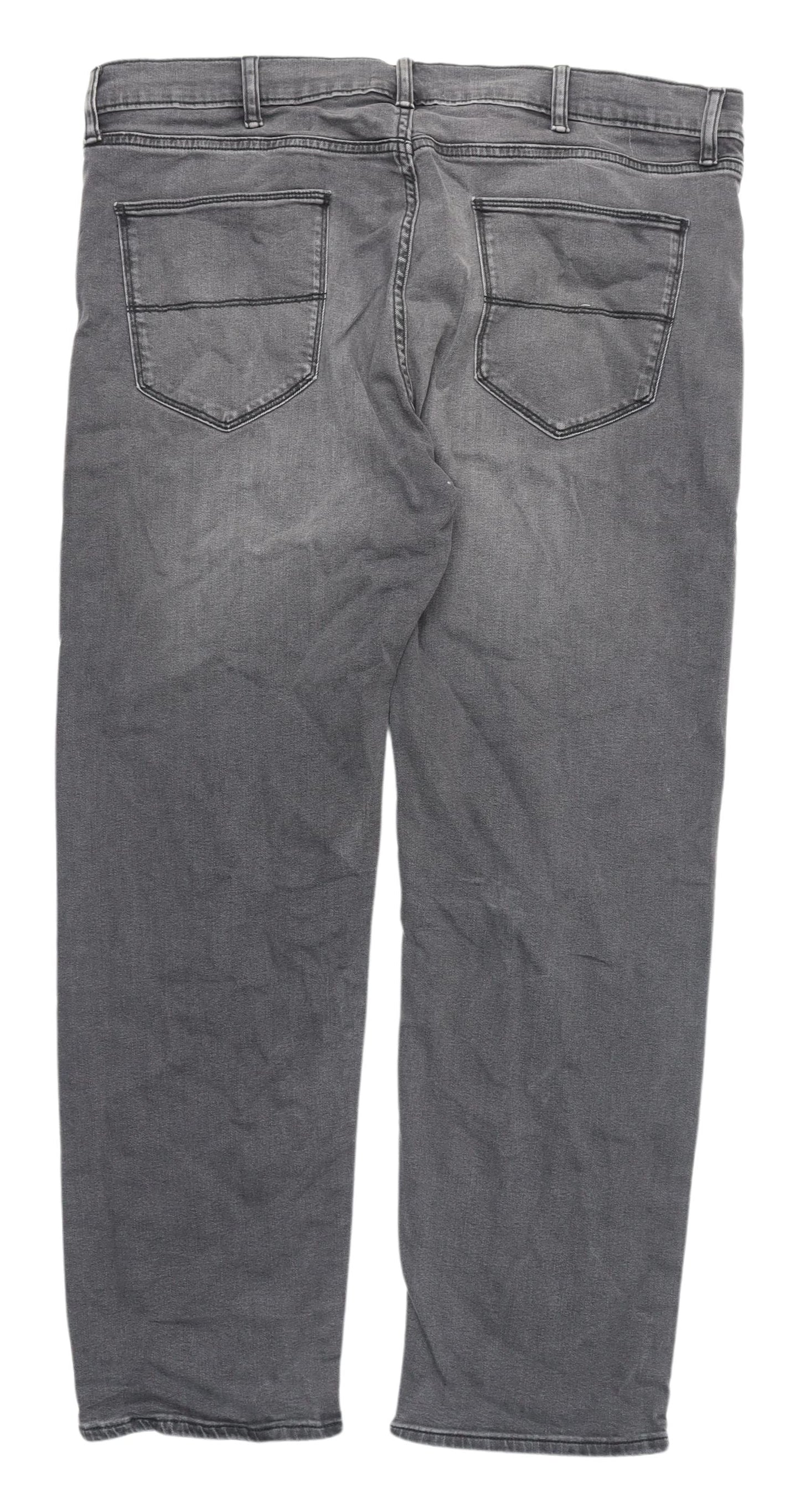 Marks and Spencer Men's Grey Straight Jeans, Size L