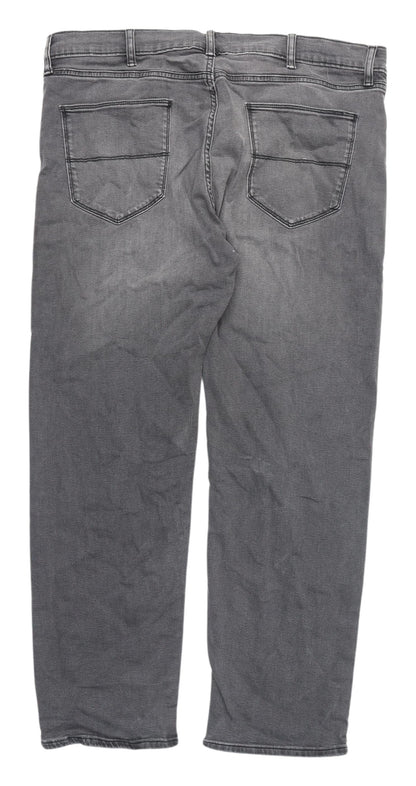 Marks and Spencer Men's Grey Straight Jeans, Size L