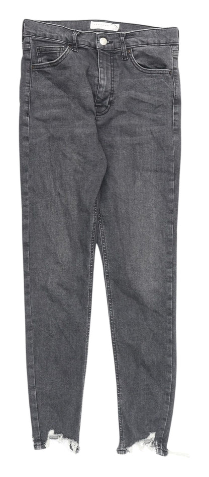 Topshop Women's Grey Skinny Jeans Size M