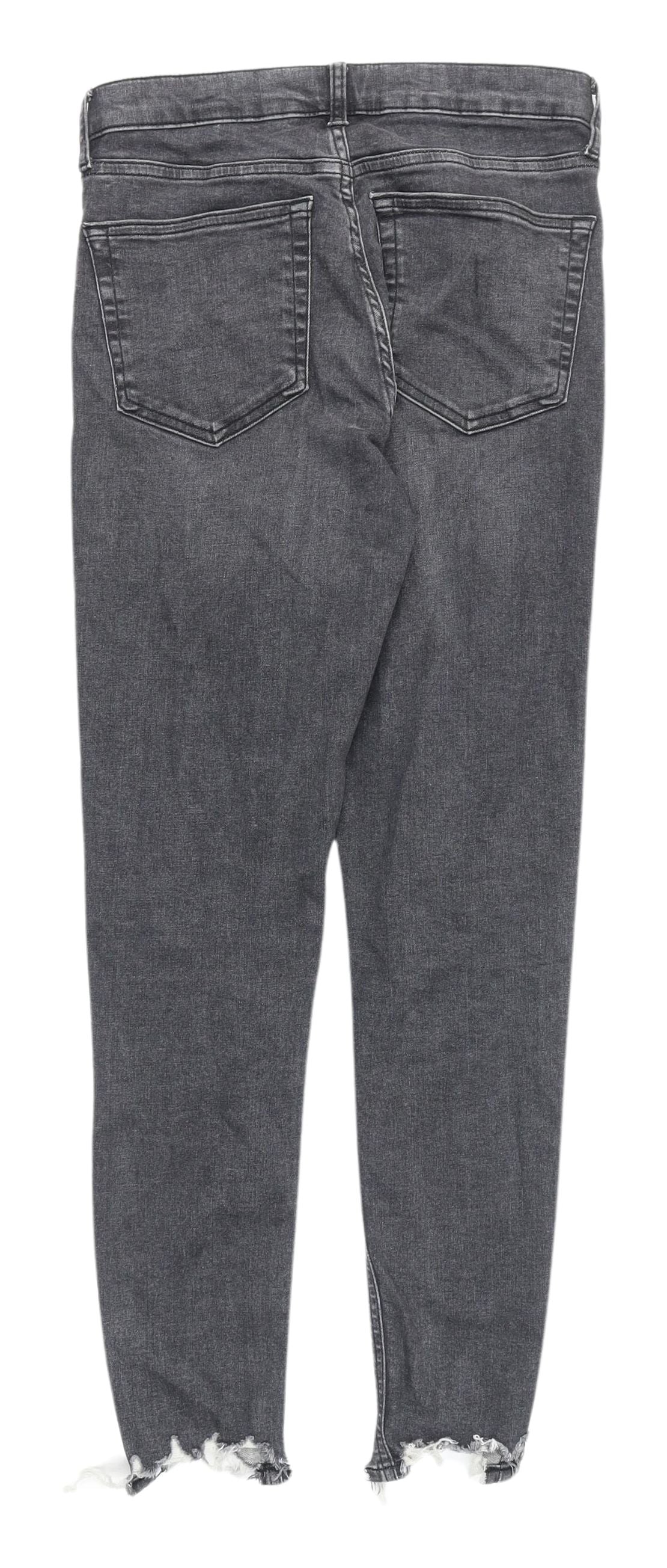 Topshop Women's Grey Skinny Jeans Size M