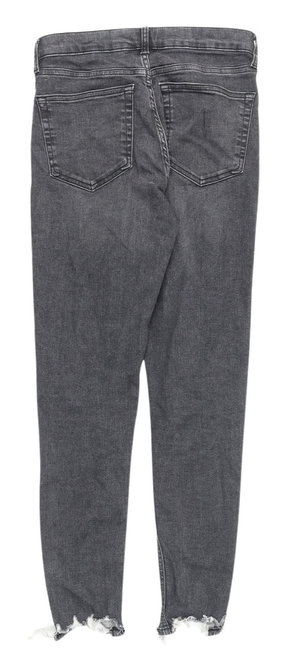 Topshop Women's Grey Skinny Jeans Size M