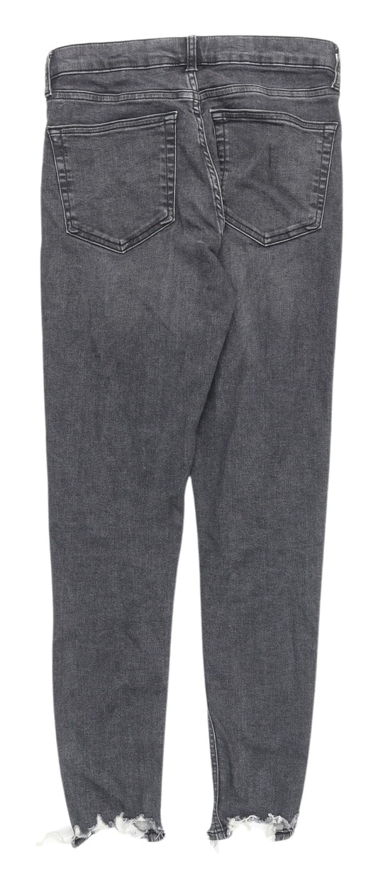 Topshop Women's Grey Skinny Jeans Size M