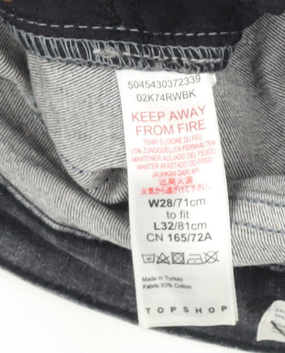 Topshop Women's Grey Skinny Jeans Size M