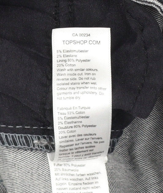 Topshop Women's Grey Skinny Jeans Size M