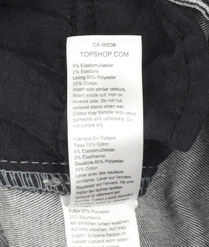 Topshop Women's Grey Skinny Jeans Size M