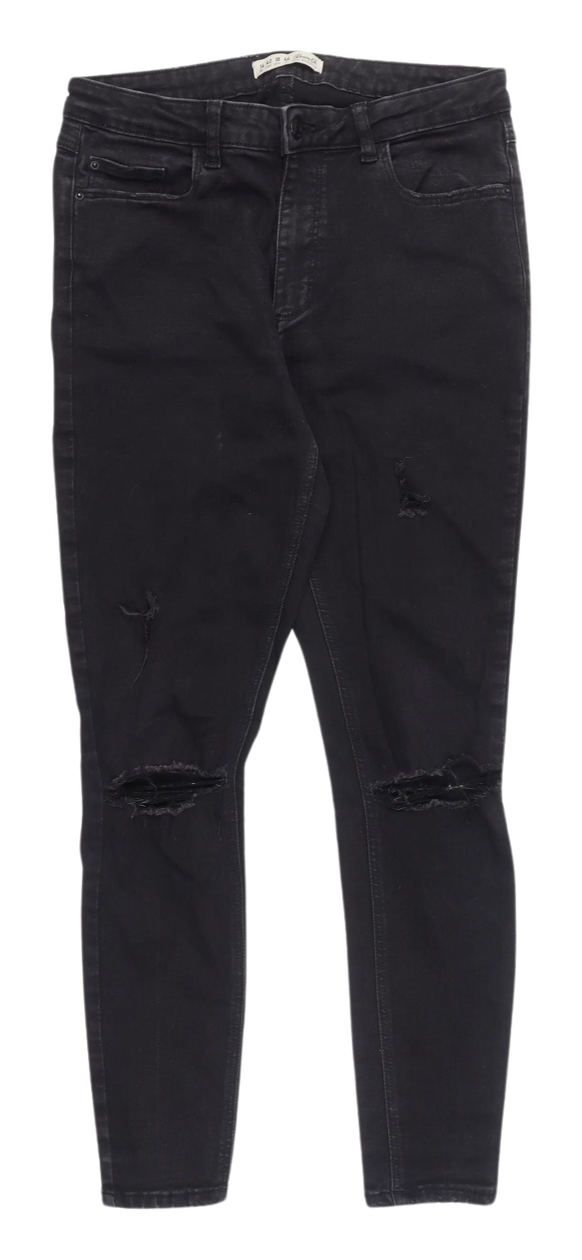 Denim Co Women's Black Skinny Jeans Size 14