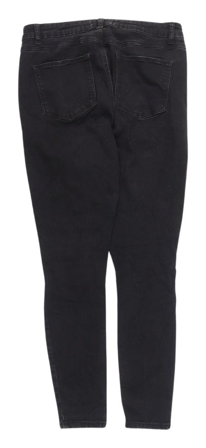 Denim Co Women's Black Skinny Jeans Size 14