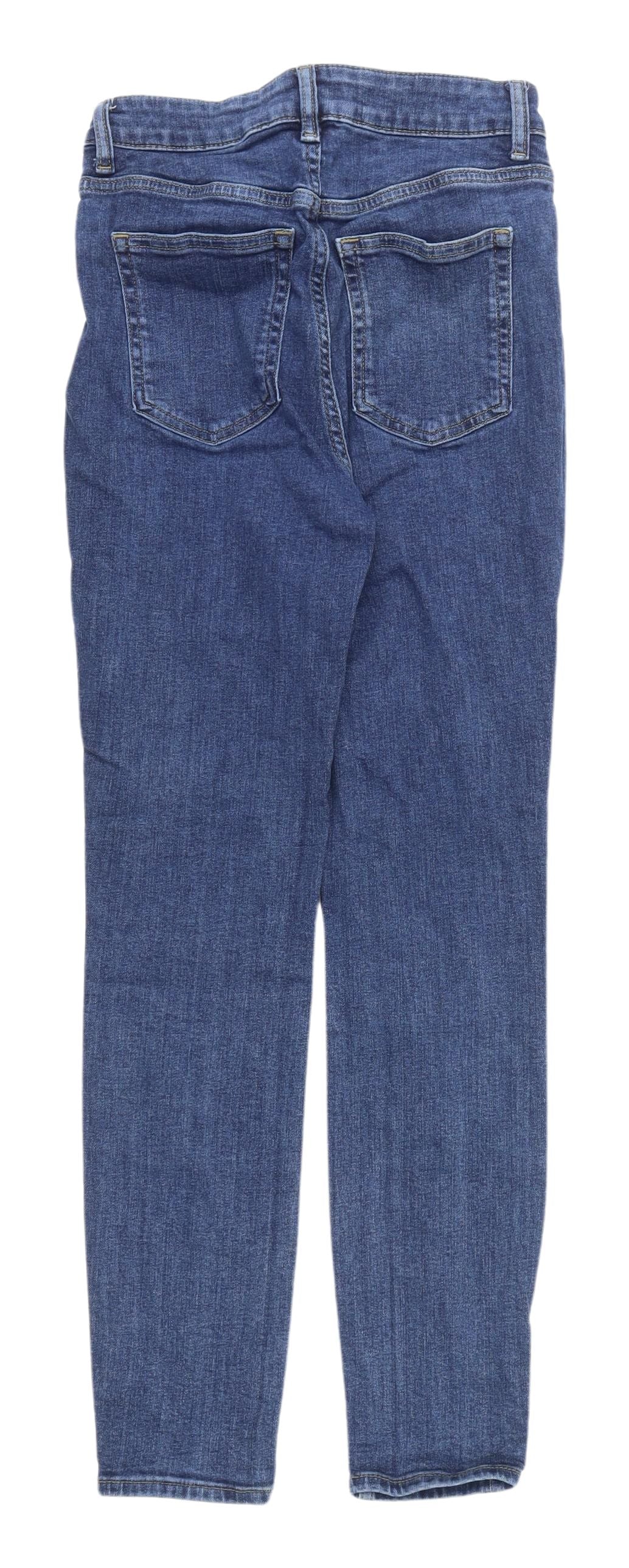 Womens UK Size 10 H&M Regular Fit Skinny Blue Jeans