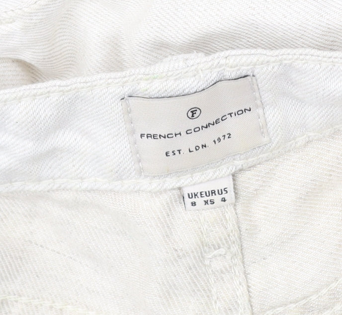French Connection Ivory Mom Shorts - Size 8