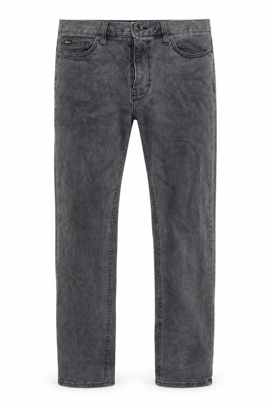 RVCA  Womens Grey Straight Jeans - Size 10, Charcoal Wash